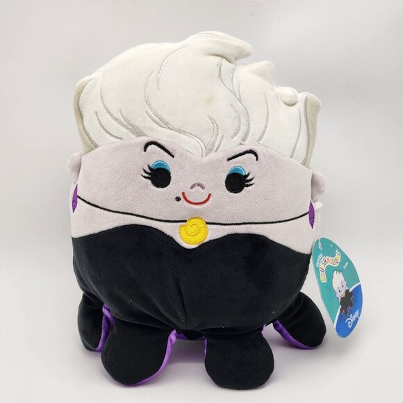Squishmallows NWT Disney Ursula 8" Soft Plush - Picture 1 of 12